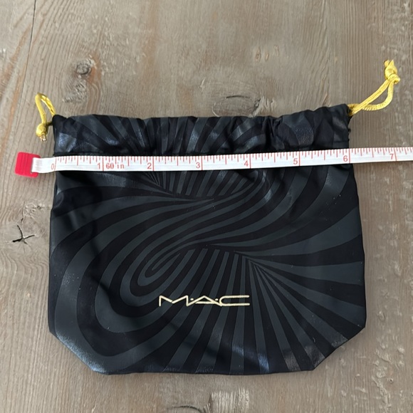 MAC Cosmetics Black Tie Bag / Pouch - Brand New - Picture 10 of 10
